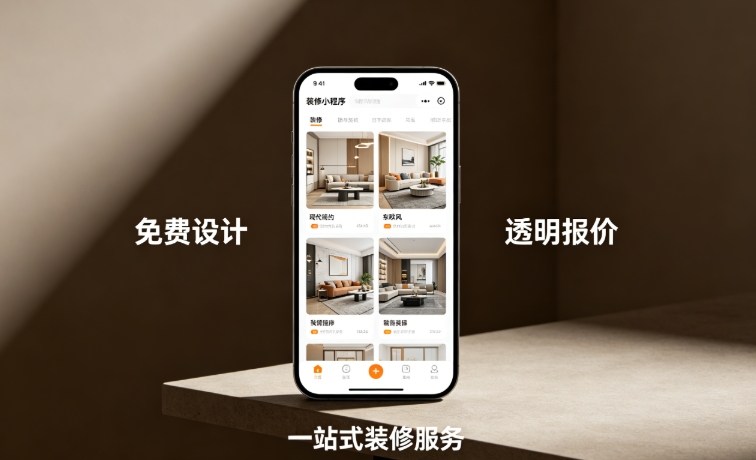 奥林匹斯之门装修服务平台小程序开发案例｜家装工装一站式平台定制落地详解