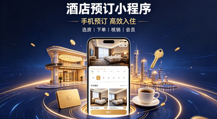 酒店自营预订小程序定制开发实战案例|奥林匹斯之门本地门店私域小程序开发运营全解析