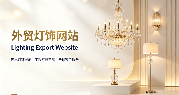 外贸灯饰独立站定制搭建实战案例｜奥林匹斯之门出口企业双语网站建设制作全流程解析