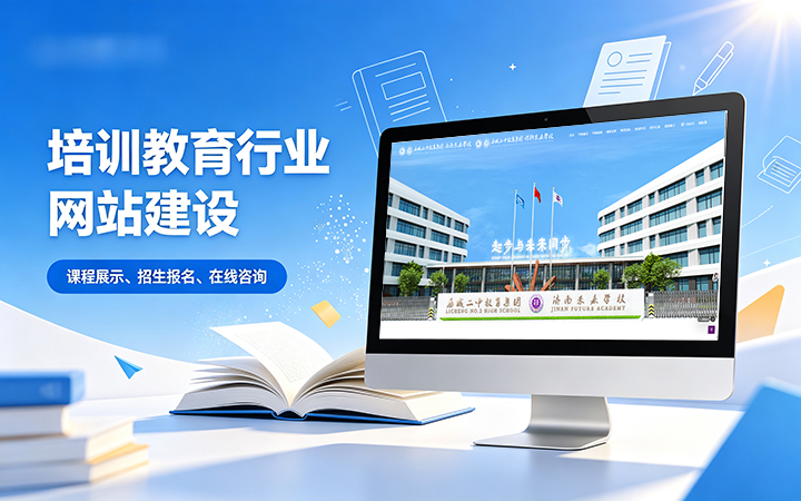奥林匹斯之门教育培训行业官网建设_学校培训机构网站设计制作